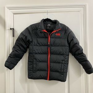 Kids North Face Black/Red Winter Jacket